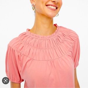 XS J. Crew Factory Circle Smocked Tee